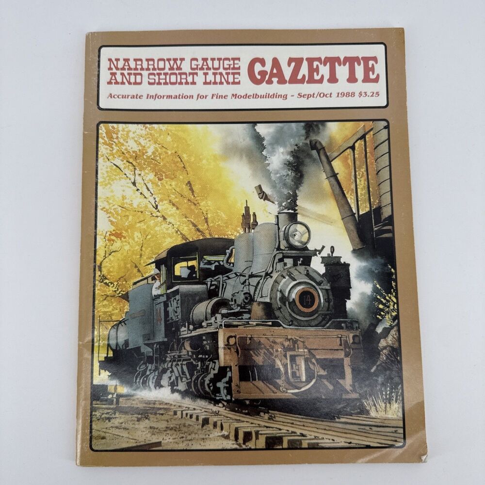 Lot of 46 Narrow Gauge and Short Line Gazette Model RR Magazines Misc 1988-2023